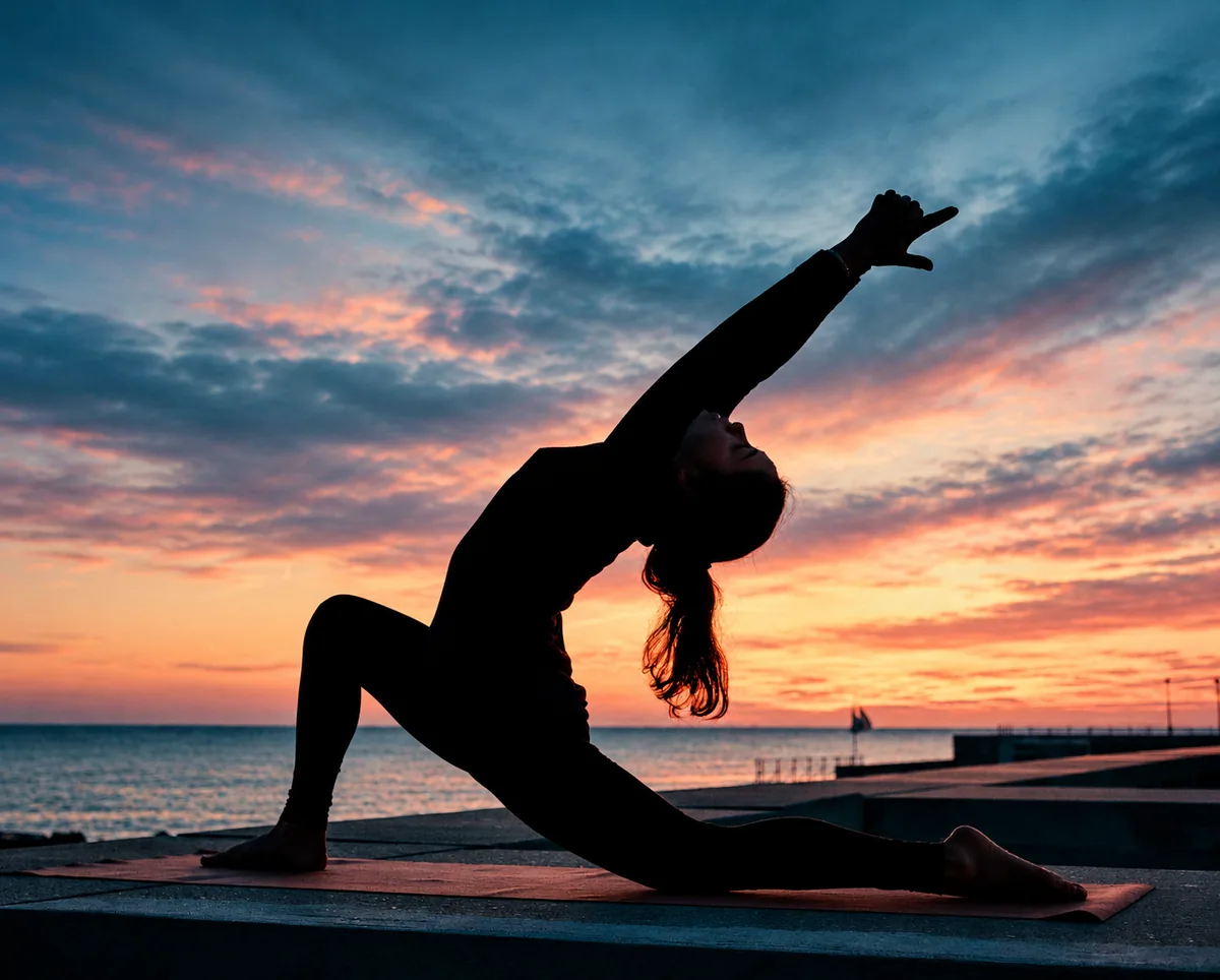 Yoga on the beach